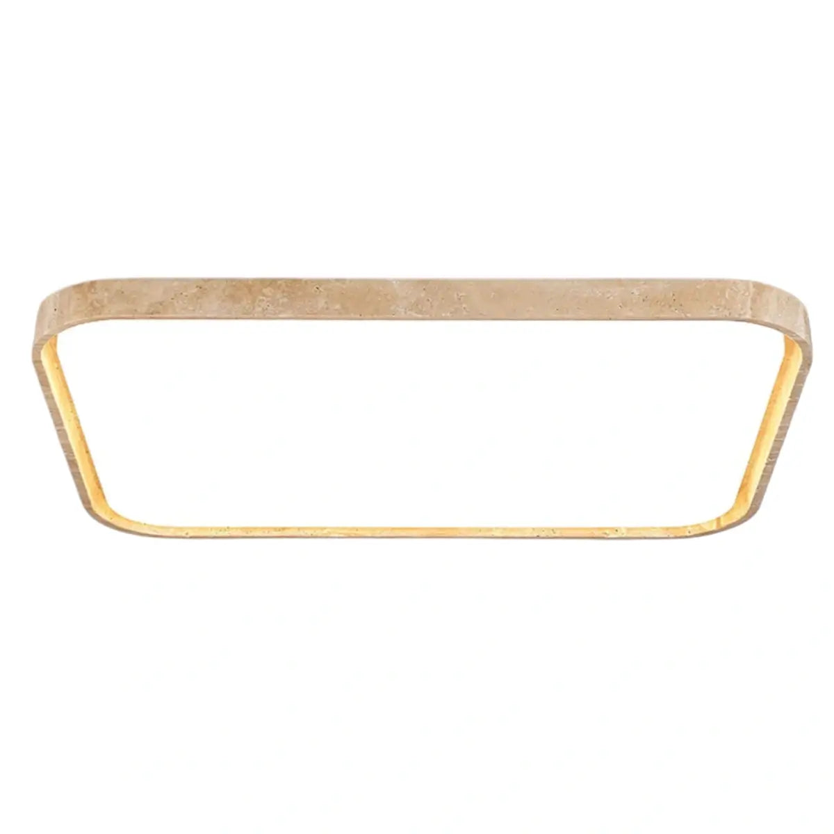 Strata Modern Travertine Ceiling Light